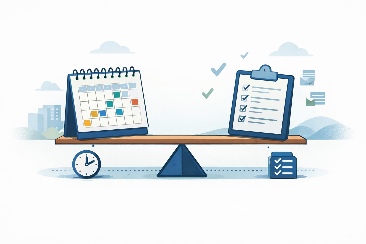Illustration zum Artikel: Kalender oder To-do-Liste: Was hilft dir im Alltag wirklich?