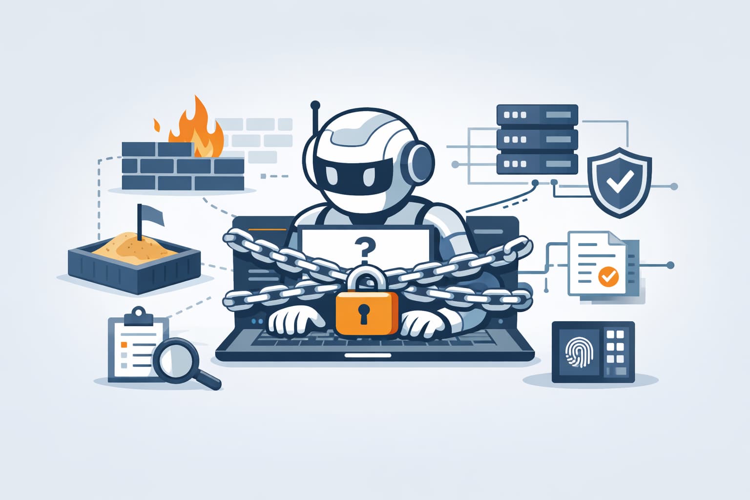 Illustration zum Artikel: GhostApproval zeigt, warum KI-Coding-Agenten mehr Governance brauchen