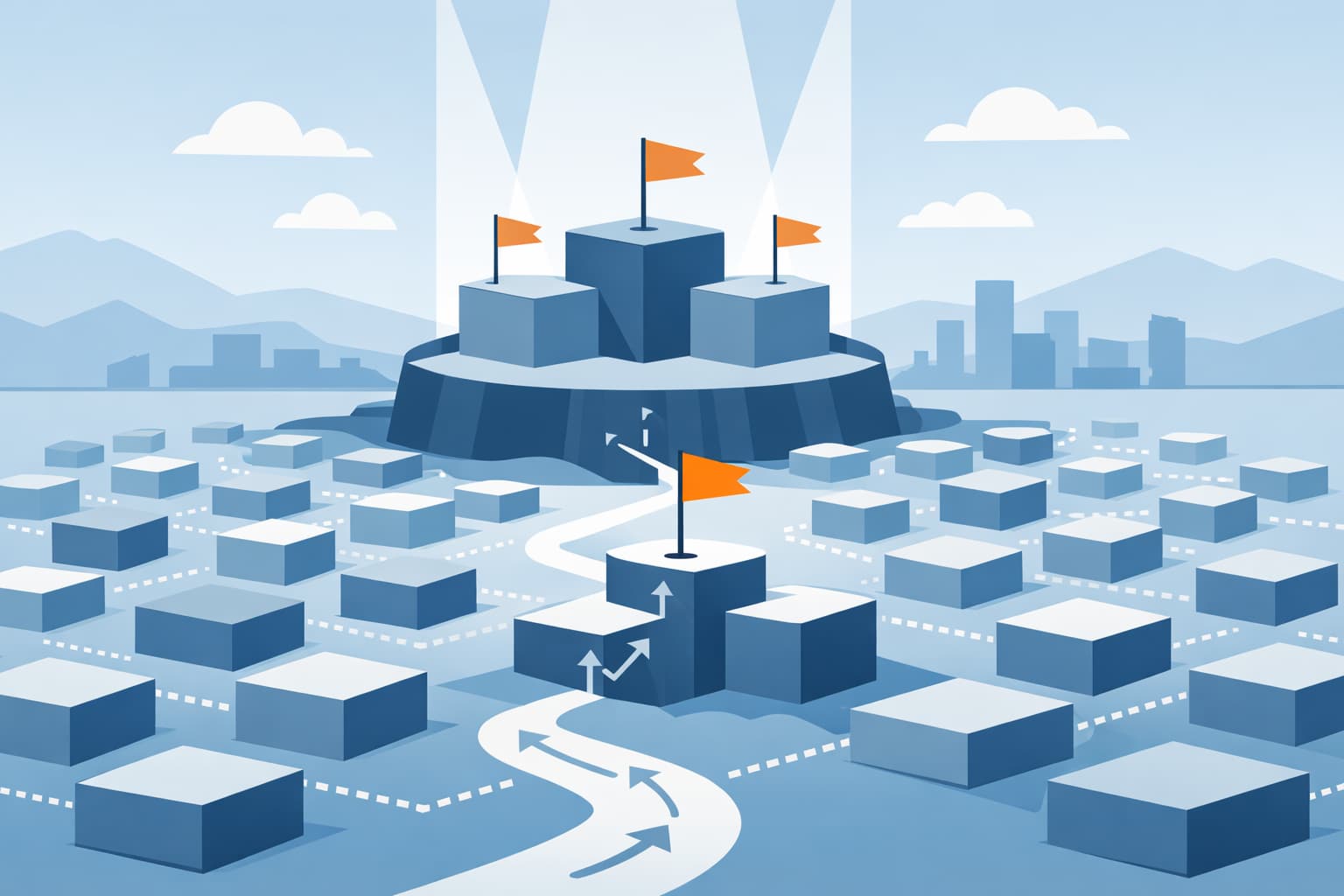 Illustration zum Artikel: Startup Battlefield 2026: Top 20 als Bühne, Top 200 als Signal