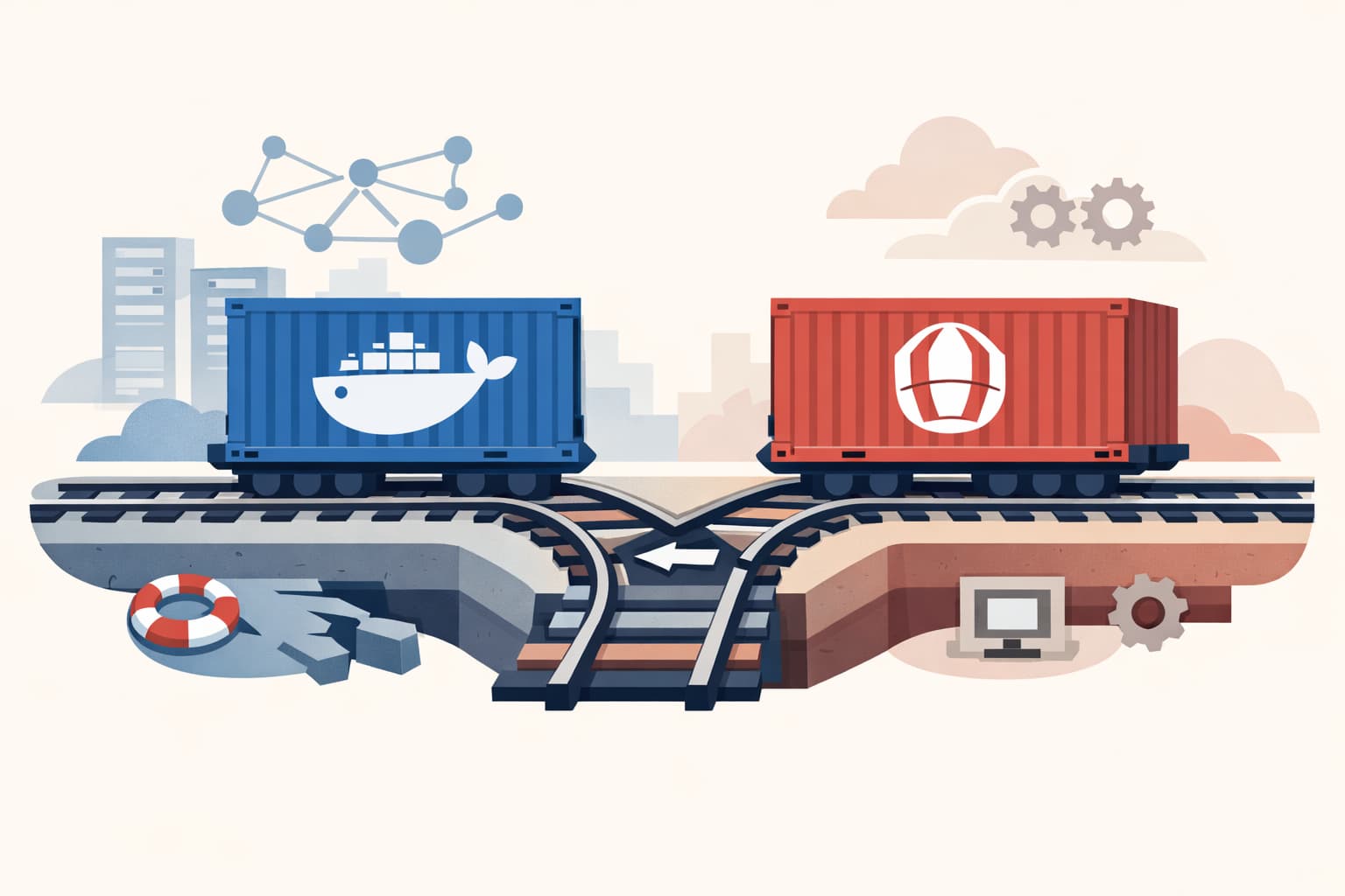 Illustration zum Artikel: Podman 6 wird für Docker-Umsteiger deutlich ernster