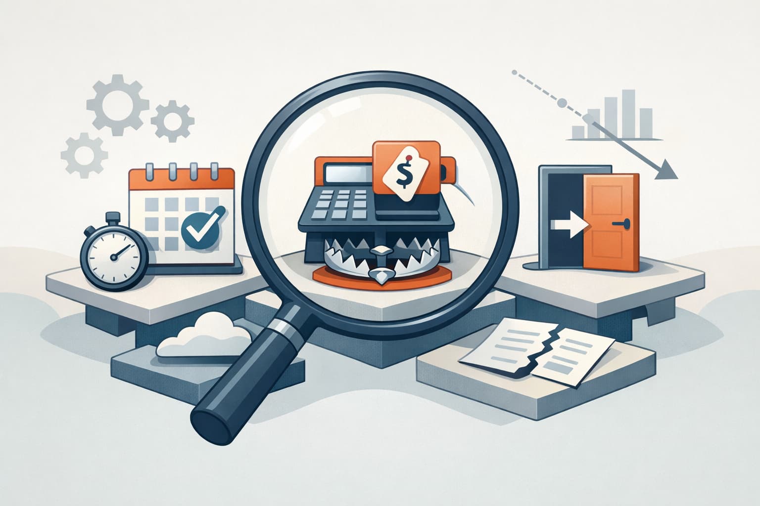 Illustration zum Artikel: Software vor dem Kauf testen: So prüfst du Alltag, Preis und Kündigung