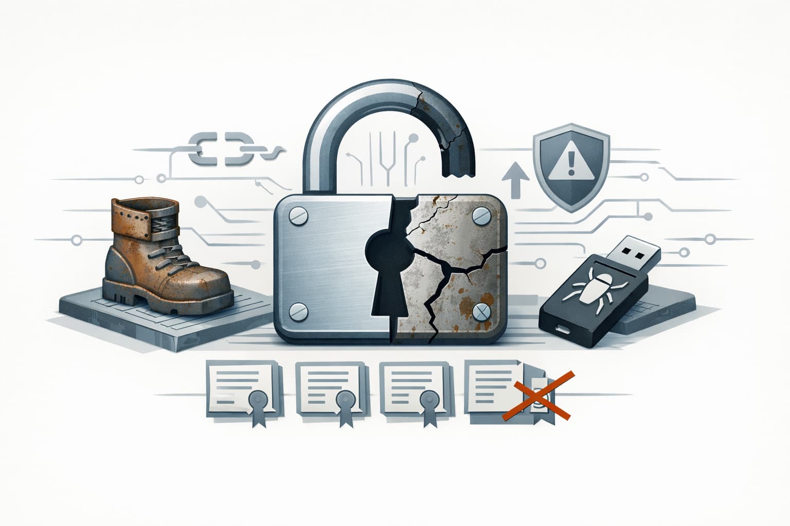 Illustration zum Artikel: Secure Boot war länger angreifbar als Windows-Nutzer dachten