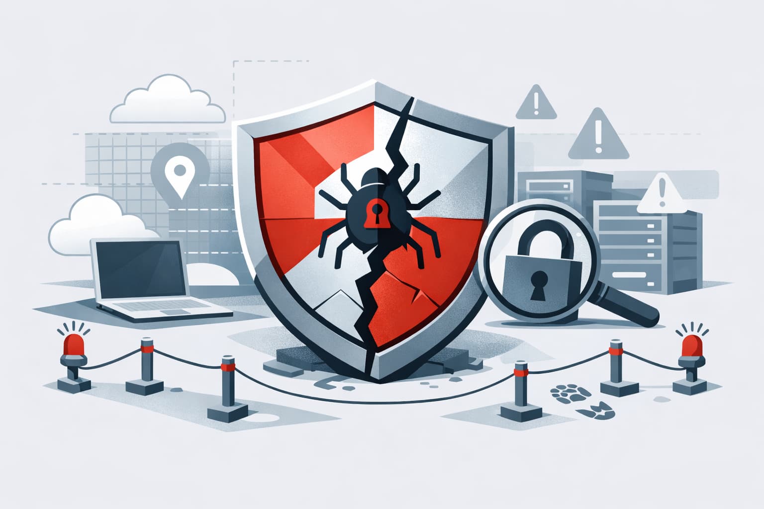 Illustration zum Artikel: PeopleSoft-Zero-Day wird ausgenutzt: Was betroffene Teams jetzt vor dem Patch-Mythos schuetzen muss