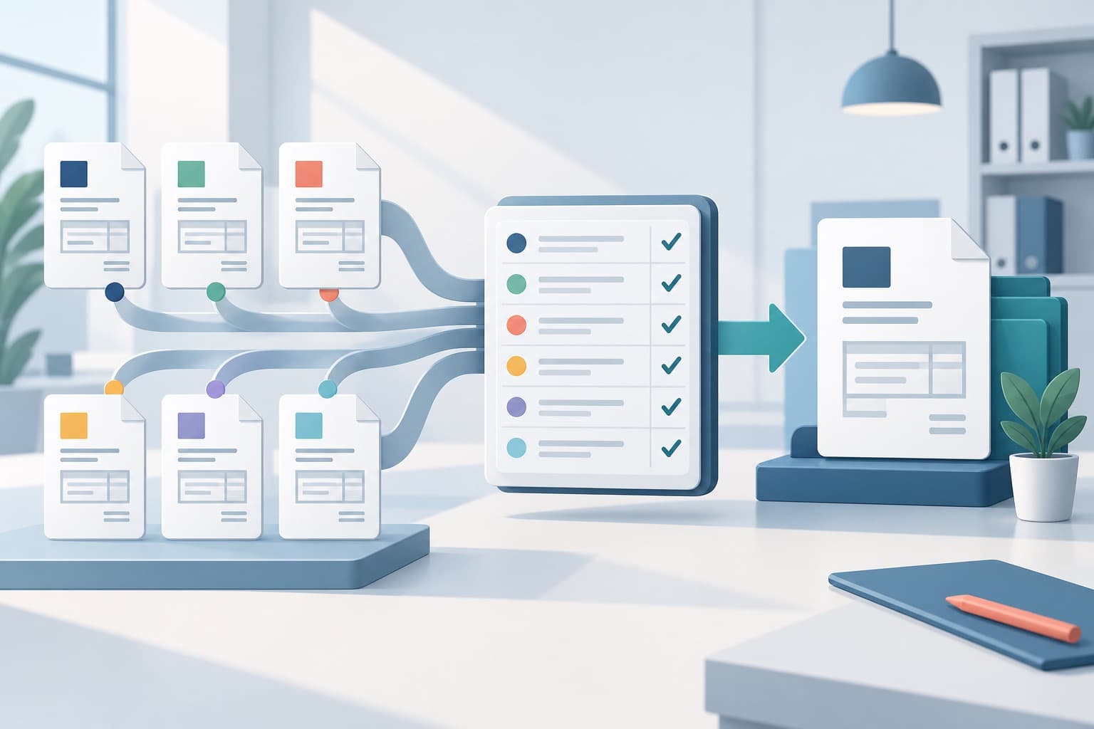 Illustration zum Artikel: E-Rechnung Software Vergleich 2026: 6 Lösungen für kleine Unternehmen
