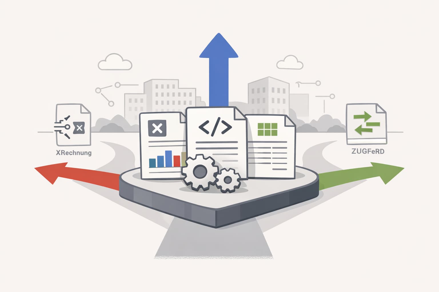 Illustration zum Artikel: Lexware Office, sevdesk oder DATEV: Welche E-Rechnungs-Software passt?