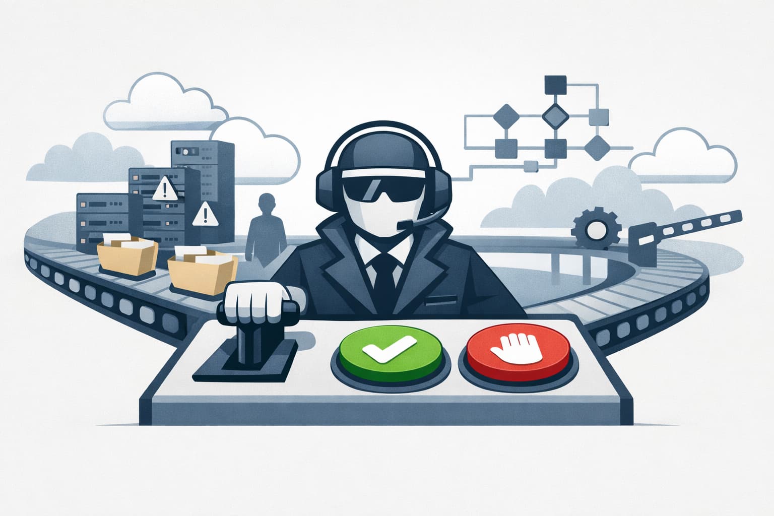 Illustration zum Artikel: SRE-Agenten sind kein Autopilot – sie verschieben den Job